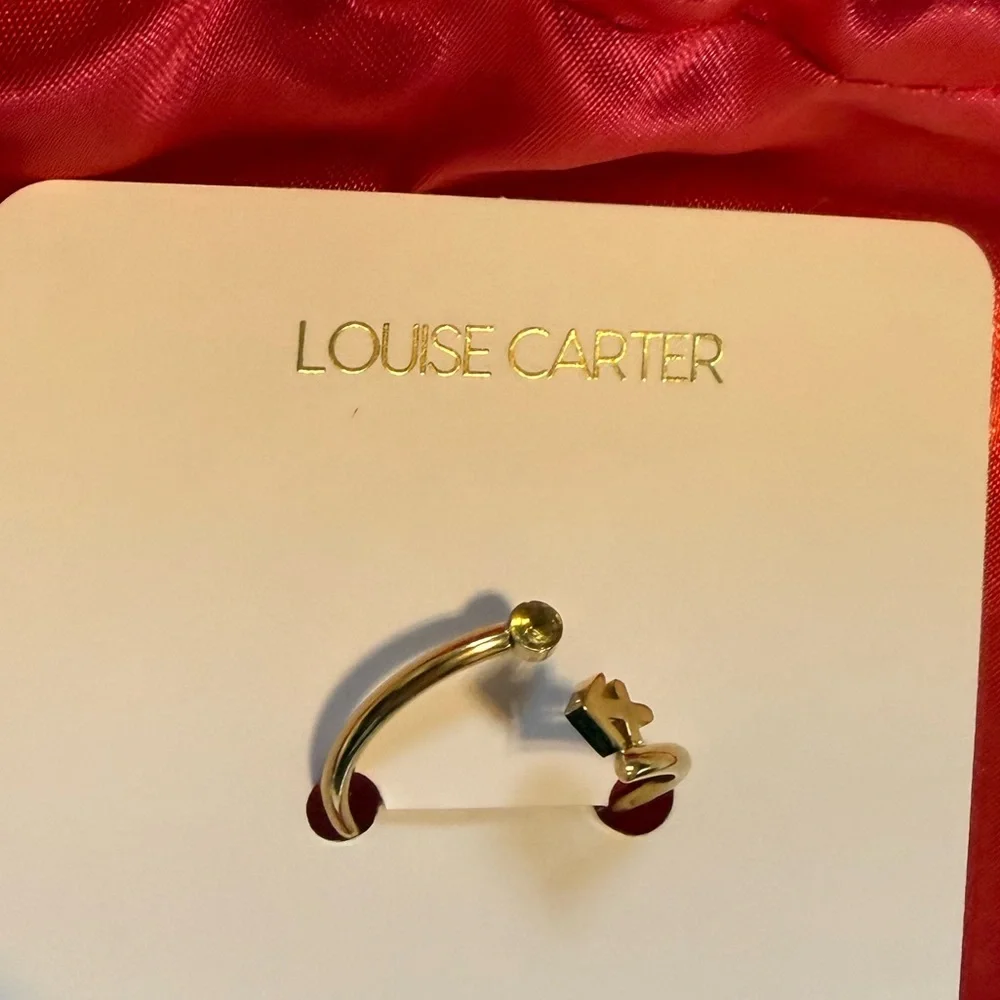 New Louise Carter Gold Sagittarius Ring - Picture 2 of 3